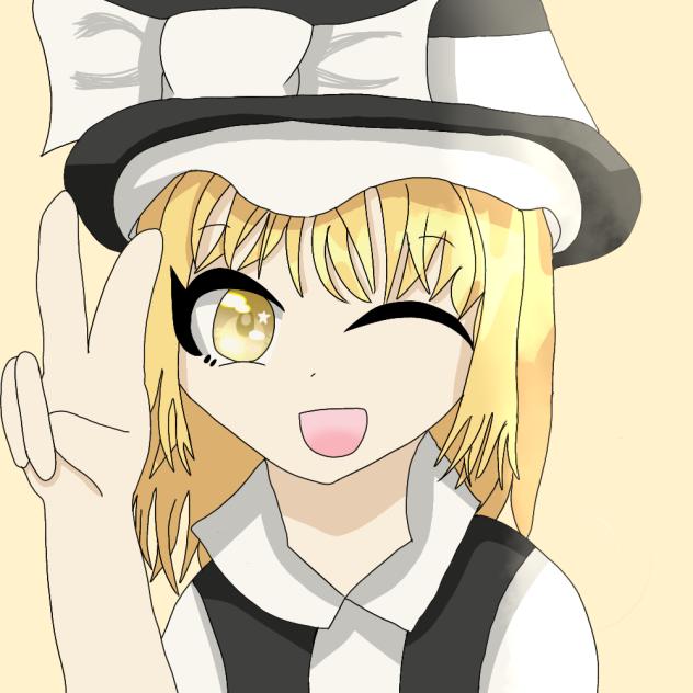 指描き魔理沙