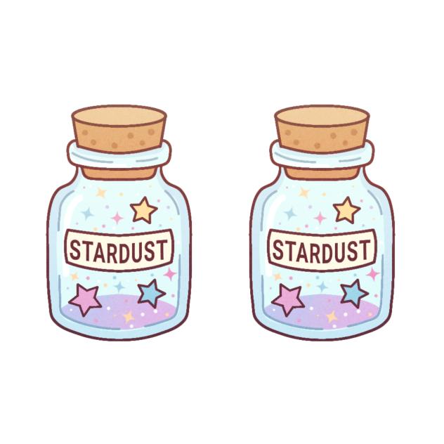 Stardust bottle sticker