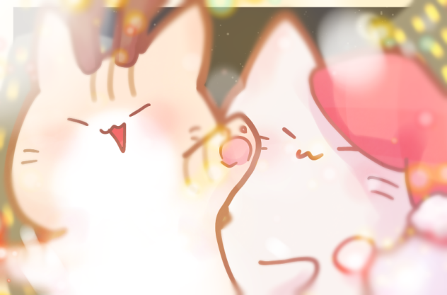 クリスマスねこ
