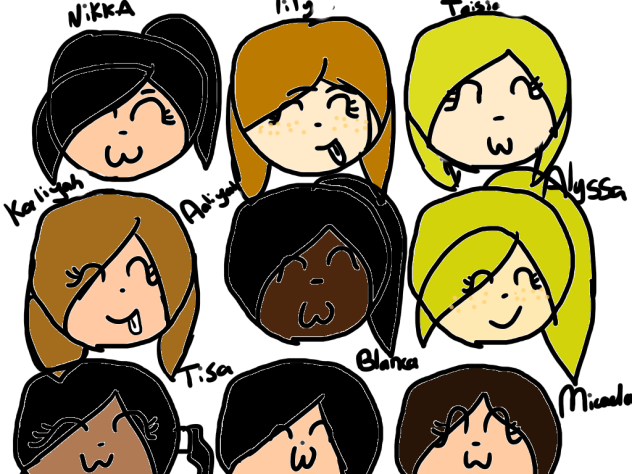 friends +me