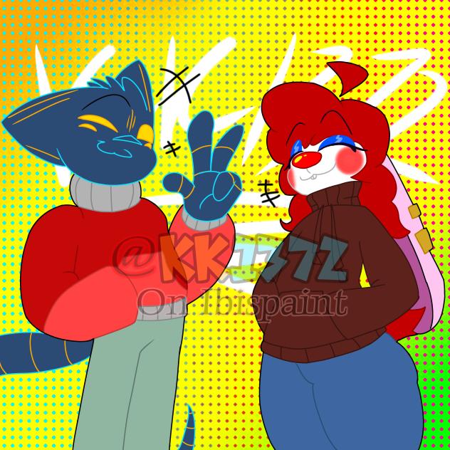 Bnnuy and alien fanart