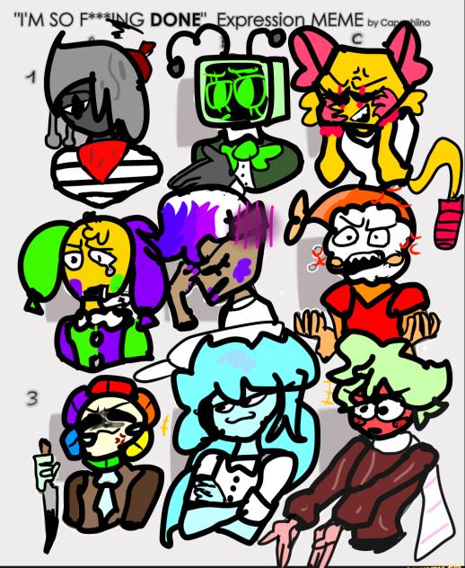 Some DW toons getting pissed off