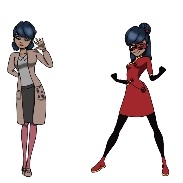 Ladybug and Marinette