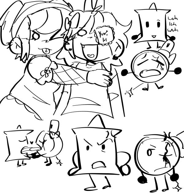 Doodles - BFDI OC x Cannon