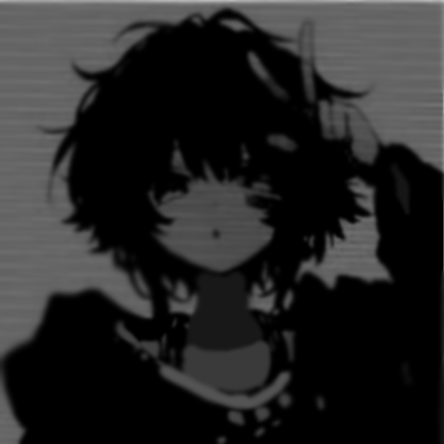 Anime blurred anime girl 💀