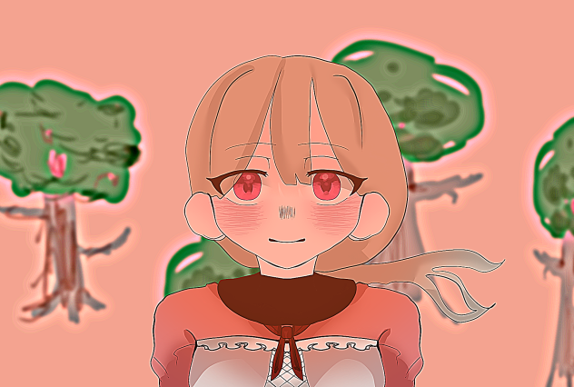 ある日、森の中