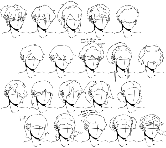 HAIR practice lol
