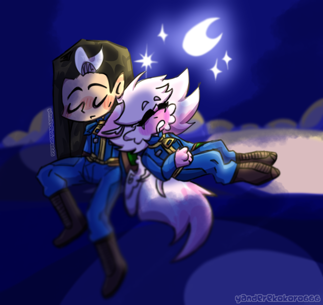 Sleeping under the radioactive moon