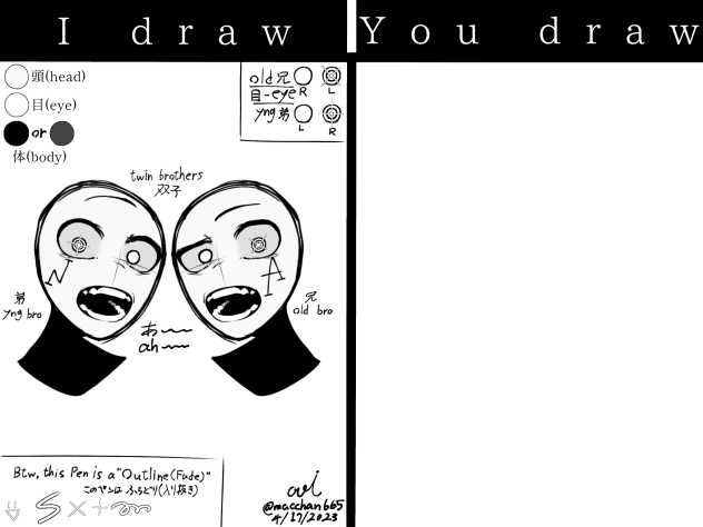 I draw You draw with myOC! (IdYd)⑤