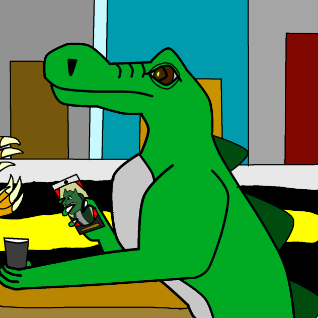 Strange creature  giant nose crocodile