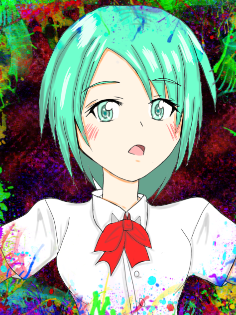 恐怖を表した