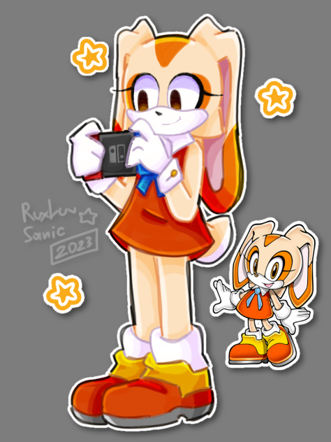 Cream playing on Switch