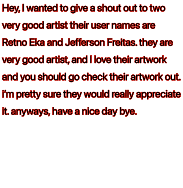 Shout out two