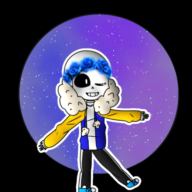 Chibi Outer Sans but with pants + shoes-