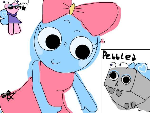 Pebble you are a butterfly