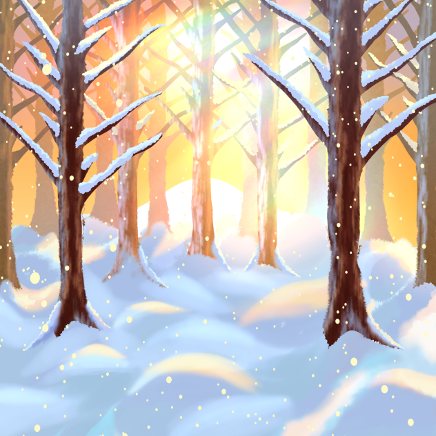 snowy forest
