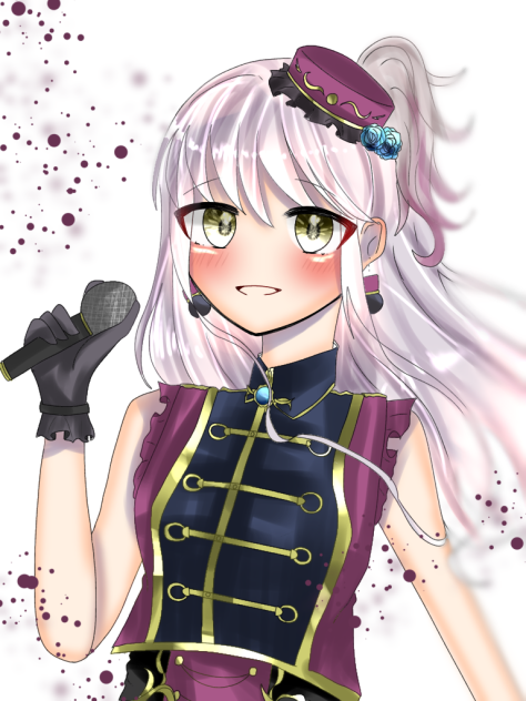 湊　友希那(リクエスト絵