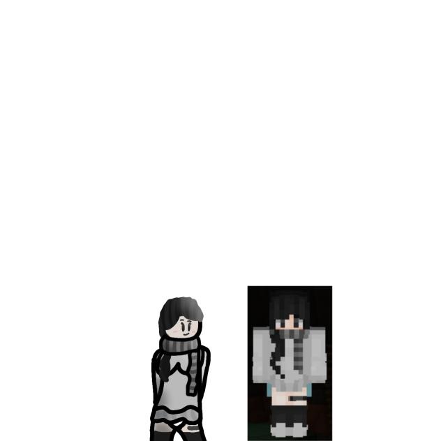 dibujo de una skin de skindex
