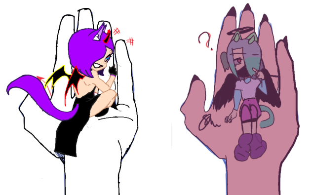 angle and devil Collab with Alaura - ibisPaint