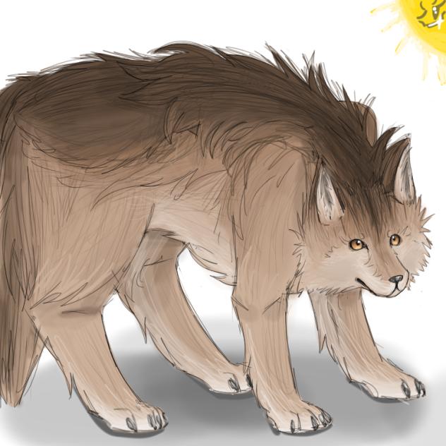 Realistic wolf attempt