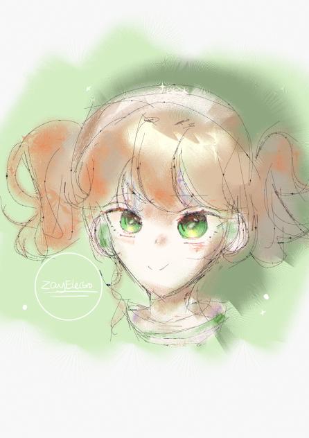 Drawing with Moire 2 Brush (My OC May)