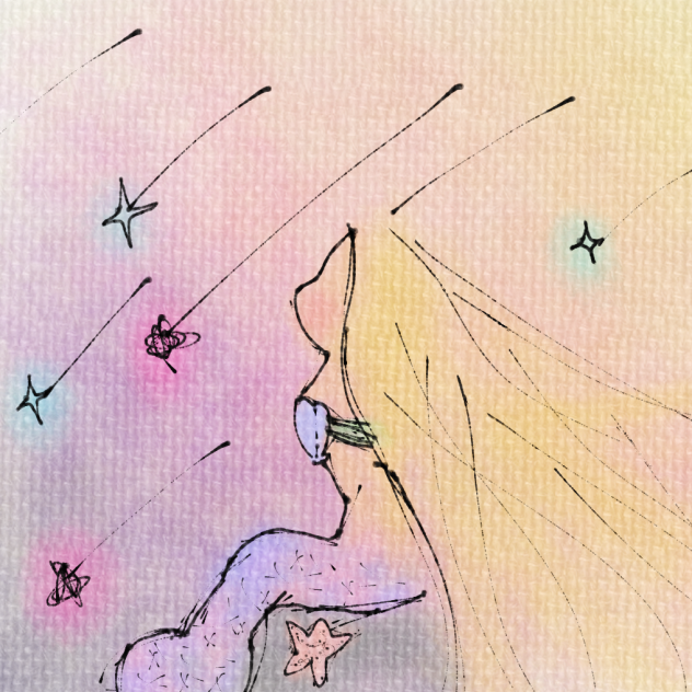 Mermaid ( water color )