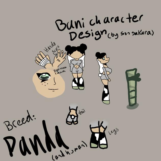 Bani character ref sheet - ibisPaint