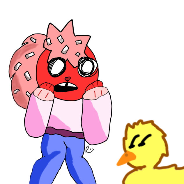 Flaky vs duck フレーク対アヒル