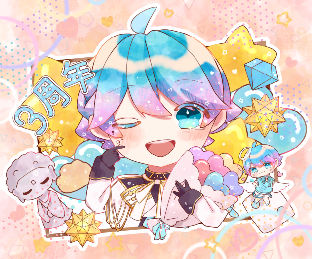 💎くん3周年