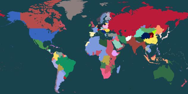 完璧な第二次世界大戦地図
