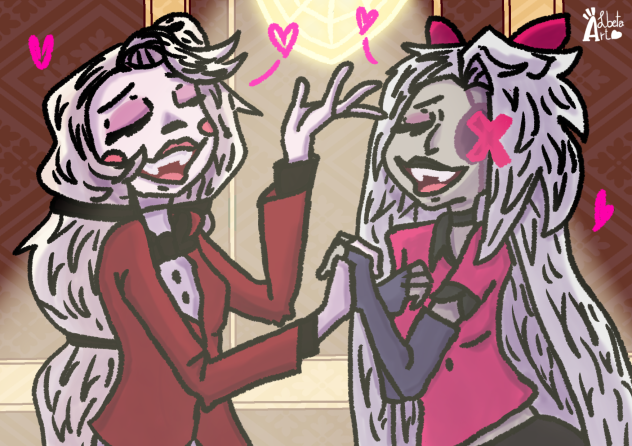 Chaggie's fanart Valentines Day - ibisPaint