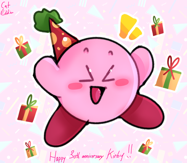 HAPPY LATE BIRTHDAY KIRBY 🥳🥳🥳