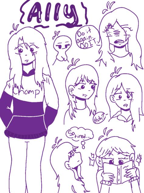 Ally character sheet