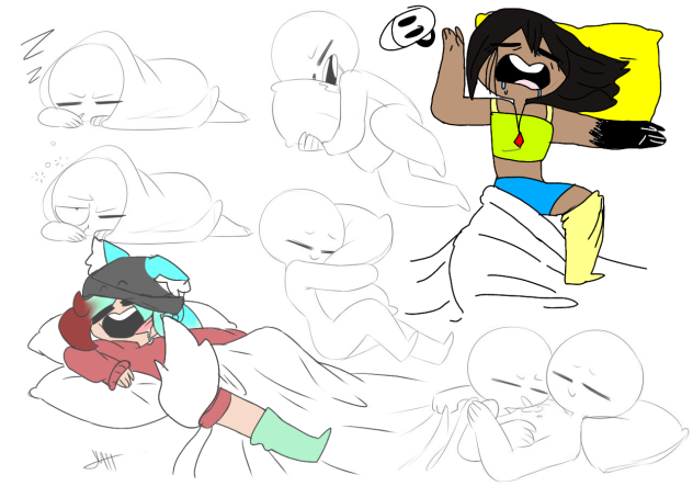 sleeping collab