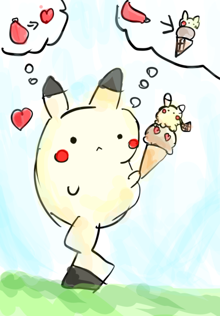 ピカチュウアイス