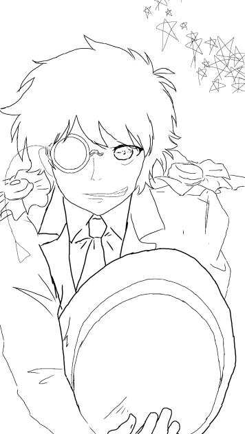 怪盗キッド 写し絵