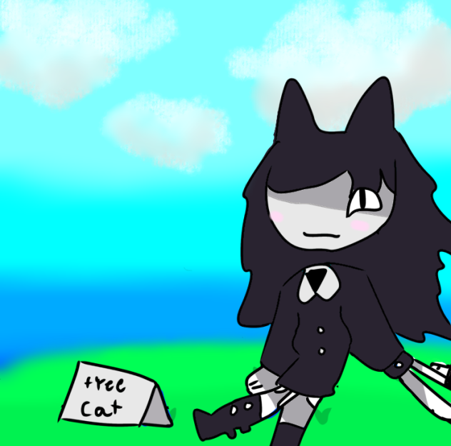 Free miss circle cat