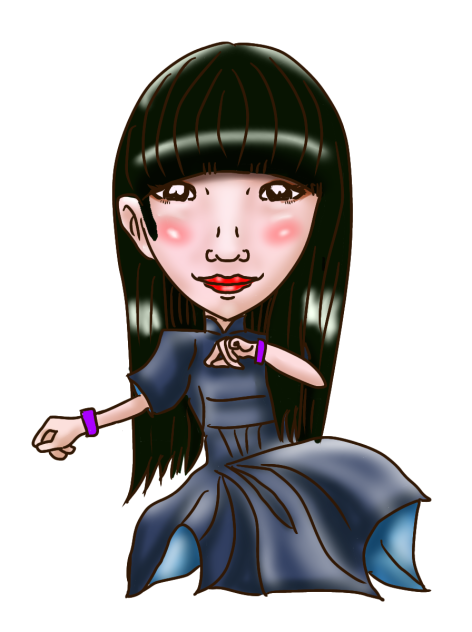 似顔絵 perfume かしゆか