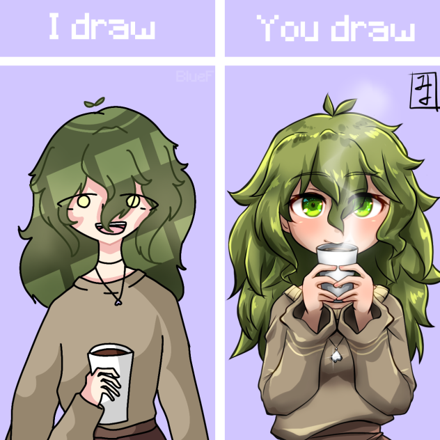 I draw you draw with BlueFinish