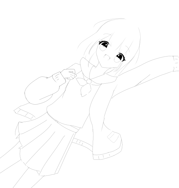 えむちゃん線画