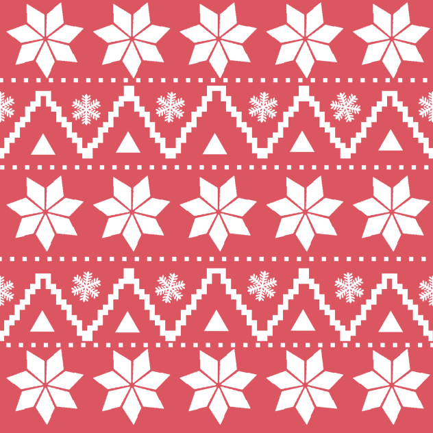 Red & White Christmas Pattern