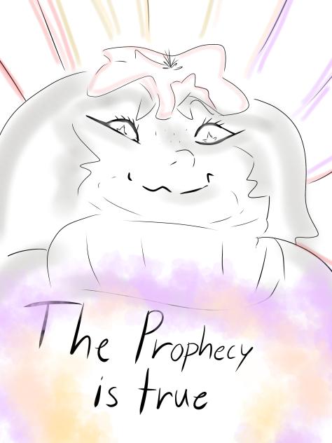 I reward Emo a flower on head