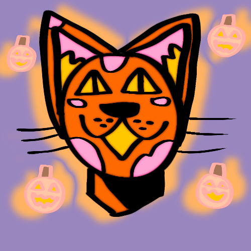Halloween cat