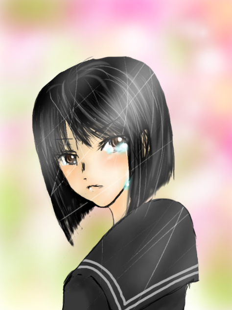 泣くひと