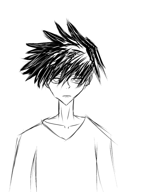 sad boy - ibisPaint
