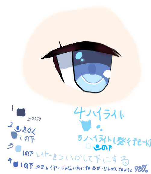 プロセカ三周年記念！宵崎奏　目の書き方