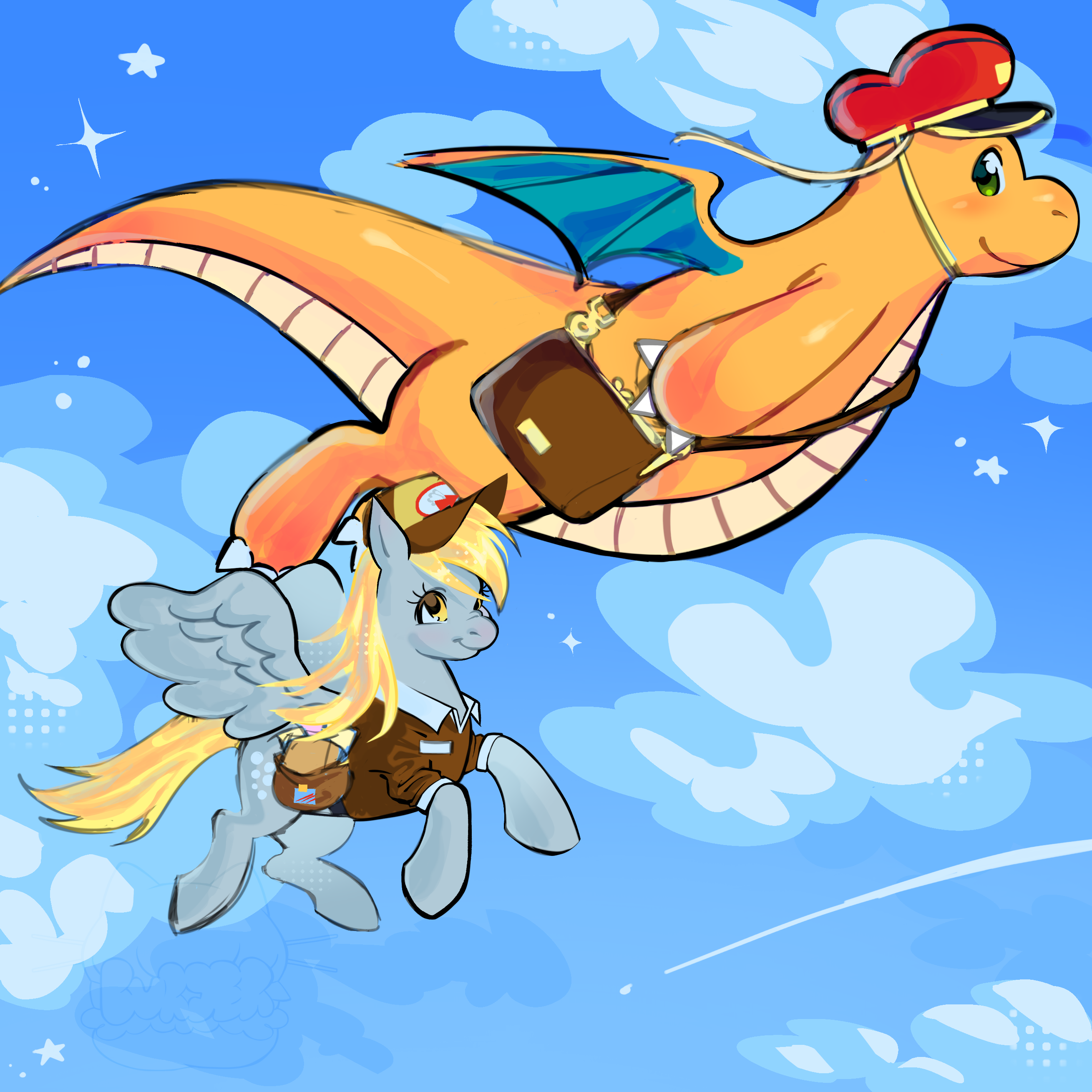 derpy & dragonite! - ibisPaint