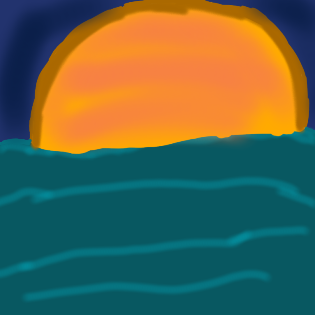 sunset art
