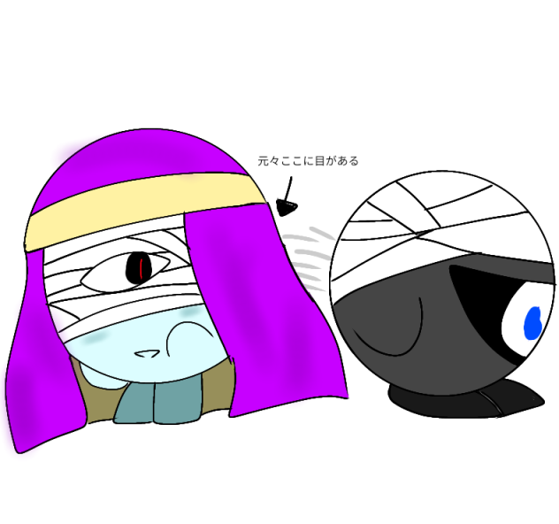 後ろの目は出てくることができる