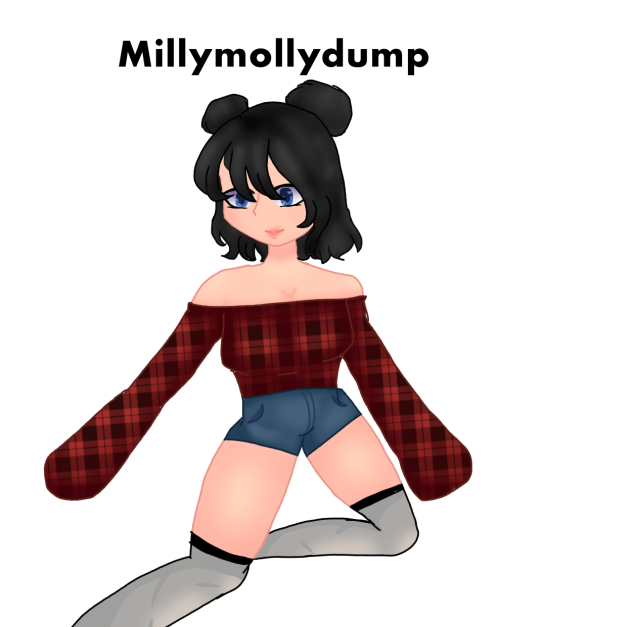 Drawing my roblox avatar in my art style